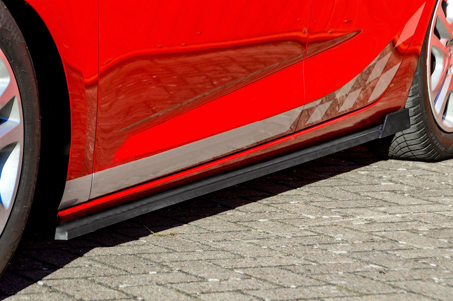 CUP Seitenschwellersatz mit Wing hinten Hyundai i30 N-Line Kombi Carbon