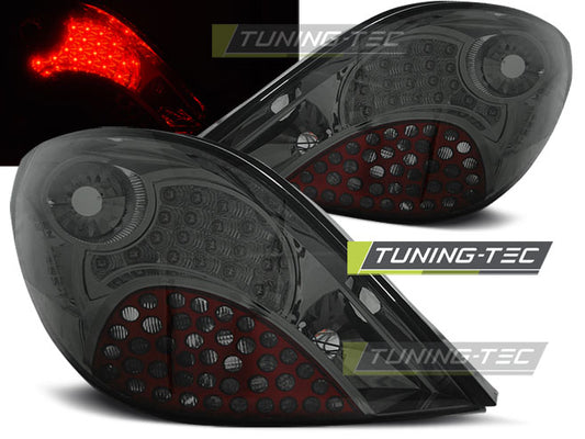 Tuning-Tec LED Rückleuchten für Peugeot 207 06-09 schwarz/rauch