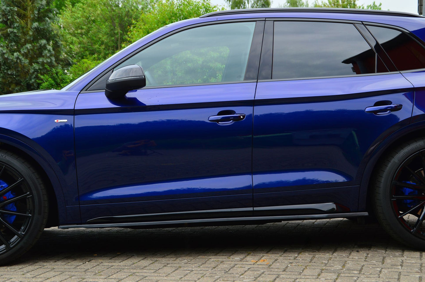 CUP Seitenschweller Audi SQ5 FY (FYB) ab Bj.: 2020- Schwarz Matt
