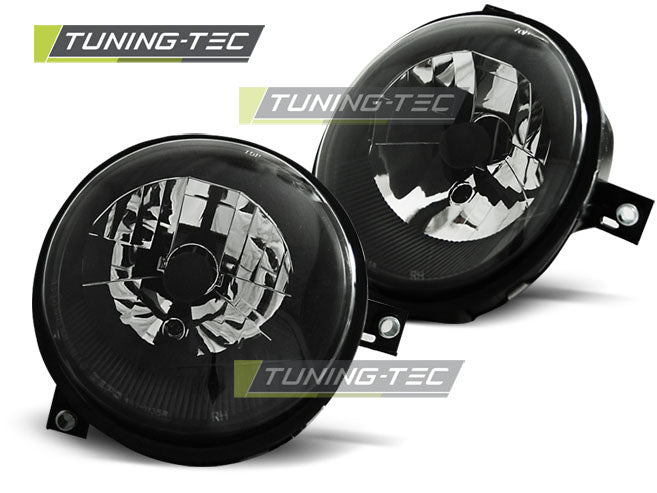 Tuning-Tec Klarglas Scheinwerfer für VW Lupo 98-05 schwarz