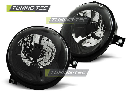 Tuning-Tec Klarglas Scheinwerfer für VW Lupo 98-05 schwarz