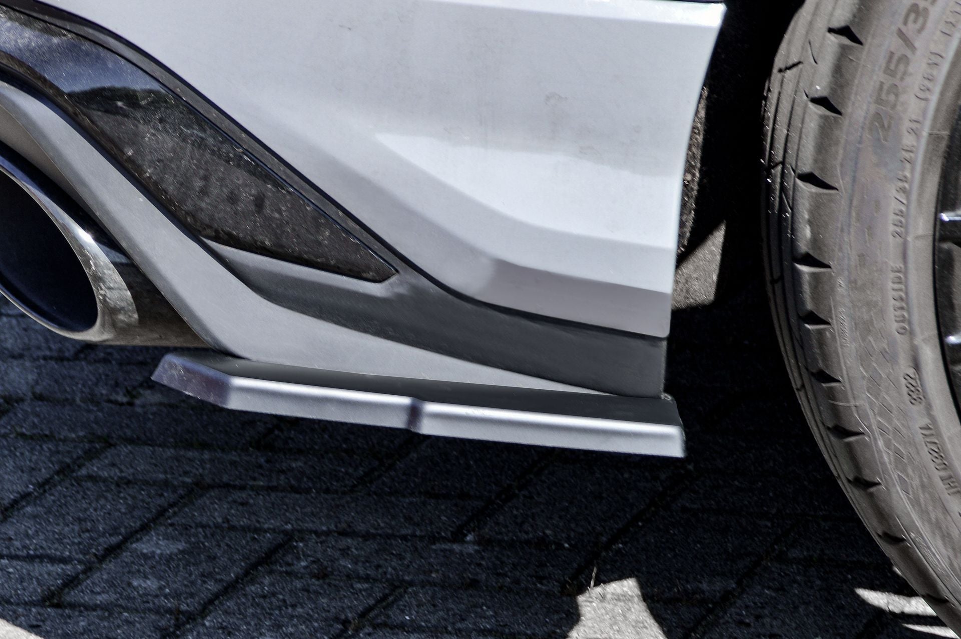 Heckansatz Seitenteile ABS Audi RS Q3 F3 ab Bj.: 2019- Carbon