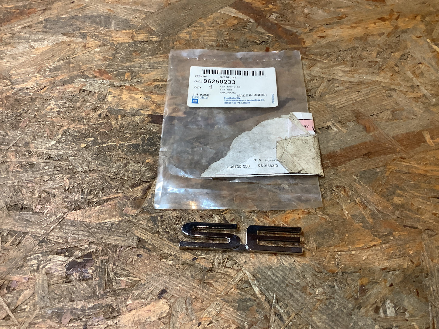 Chevrolet Nubira (J150) Emblem, Motorhaube Original GM NEU