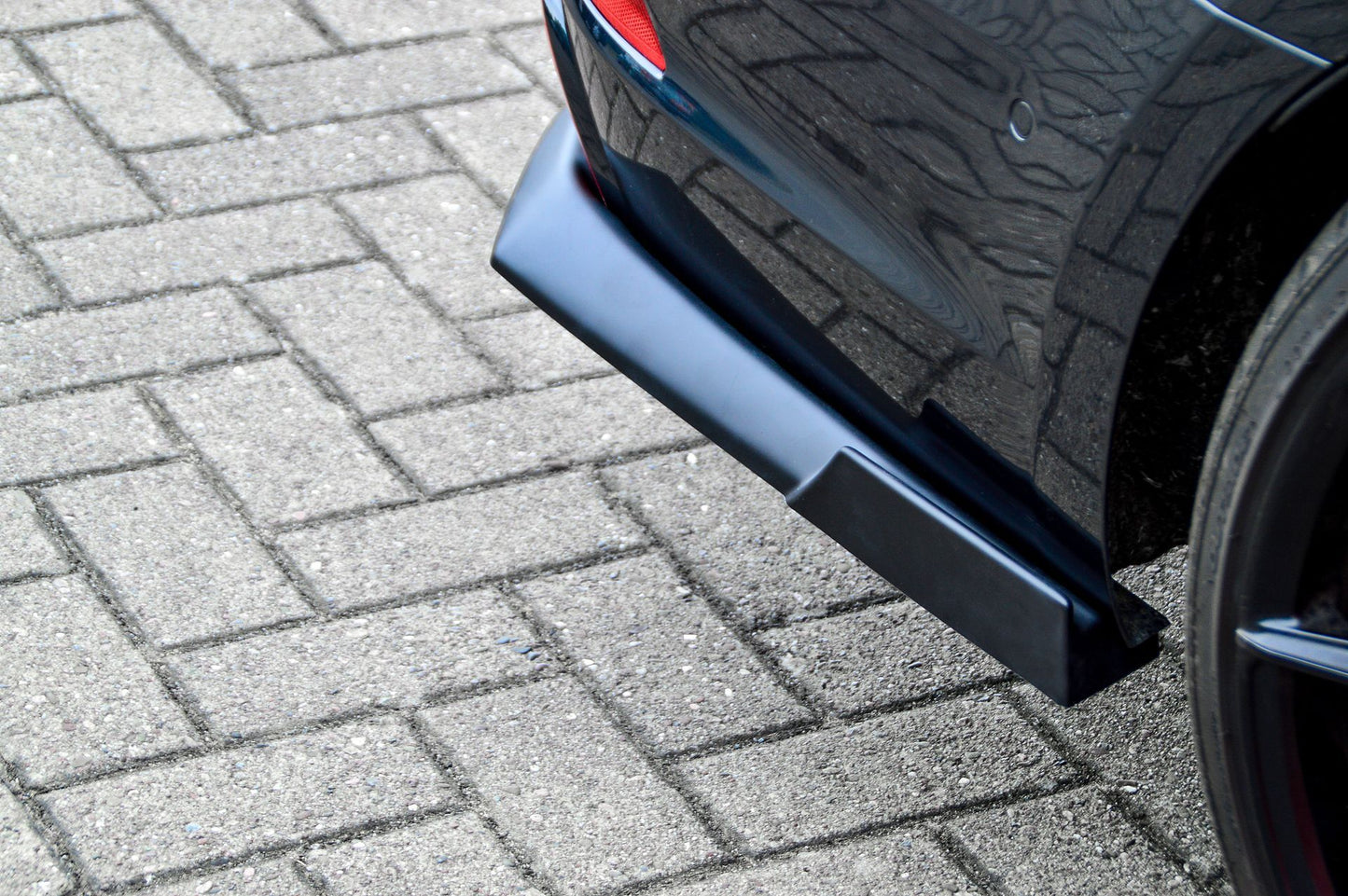 Heckansatz Seitenteile ABS Audi S4 Typ: B9 Bj.:2015-2019 Schwarz Matt