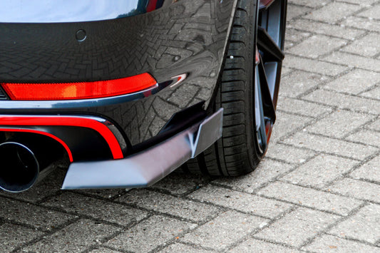 Heckansatz Seitenteile ABS Audi S4 Typ: B9 Bj.:2015-2019 Schwarz Matt