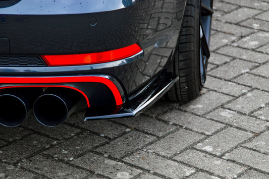 Heckansatz Seitenteile ABS Audi S4 Typ: B9 Bj.:2015-2019 Schwarz Glanz