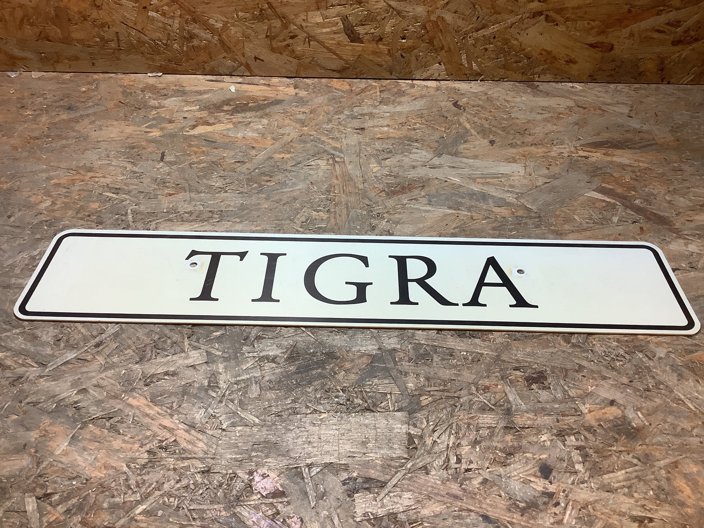 Opel Tigra Kennzeichen