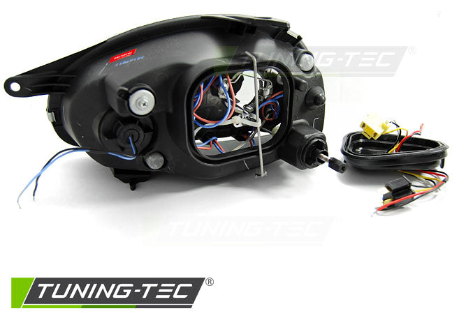 Tuning-Tec LED Angel Eyes Scheinwerfer für Opel Corsa B 93-00 chrom
