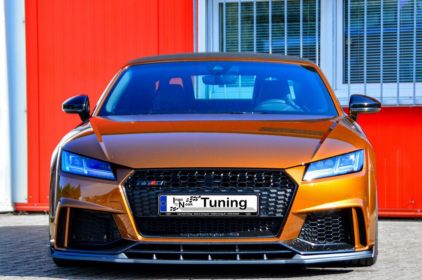 CUP Frontspoilerlippe ABS mit Seitenwing Audi TT RS, 8S Bj.: 2016-2018 Carbon