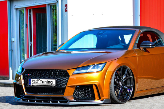 CUP Frontspoilerlippe ABS mit Seitenwing Audi TT RS, 8S Bj.: 2016-2018 Carbon