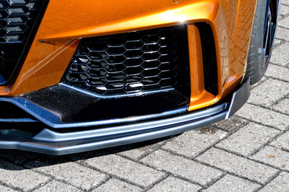 CUP Frontspoilerlippe ABS mit Seitenwing Audi TT RS, 8S Schwarz Glanz