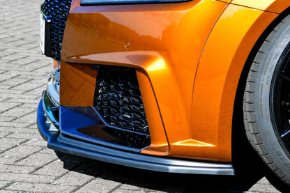 CUP Frontspoilerlippe ABS Audi TT RS, 8S Bj.: 2016-2018 Schwarz Glanz