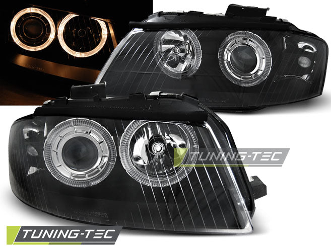 Tuning-Tec Eyes Scheinwerfer für Audi A3 (8P) 04-08 schwarz
