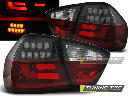 Tuning-Tec LED Lightbar Rückleuchten für BMW 3er E90 05-08 rot/klar