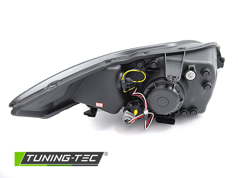 Tuning-Tec LED Tagfahrlicht Scheinwerfer für Ford Mondeo 07-10 chrom mit LED Blinker