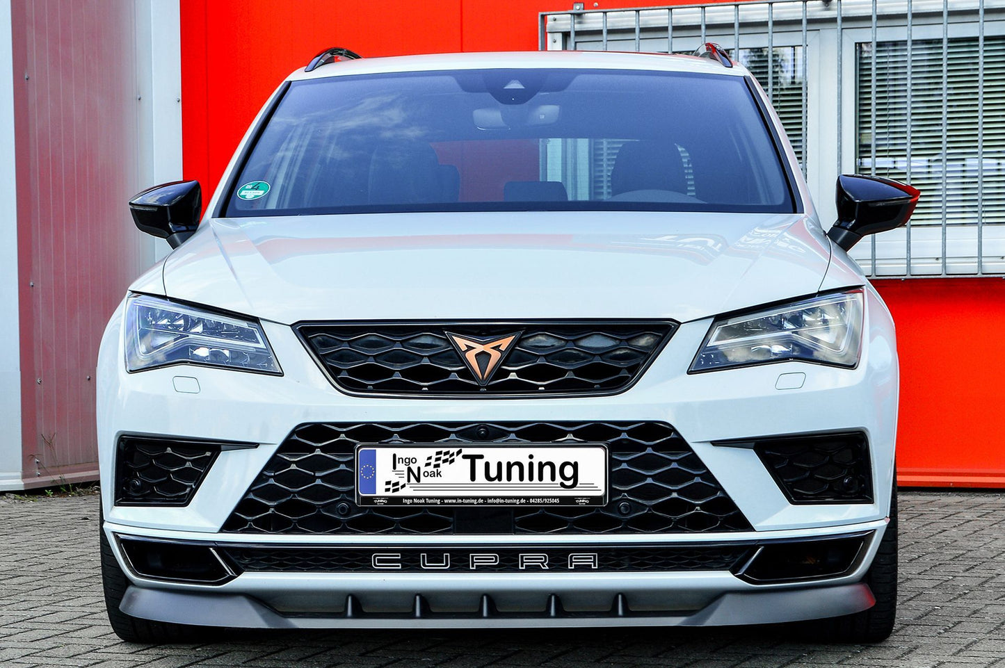 CUP Frontspoilerlippe ABS Cupra Ateca 5FP Bj.: 2018-2020 Schwarz Matt