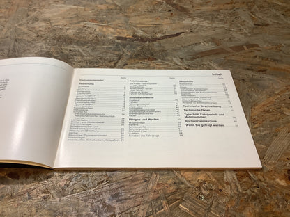 Die Betriebsanleitung für den Derby