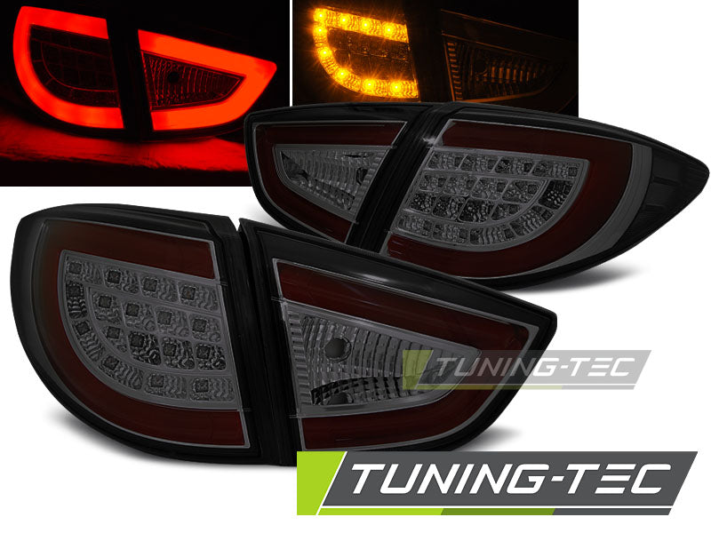 Tuning-Tec LED Lightbar Rückleuchten für Hyundai IX35 09-13 rauch