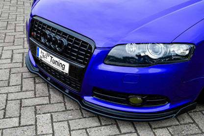 CUP Frontspoilerlippe ABS mit Seitenwing Audi A4 / B7 Cabrio S-Line Carbon