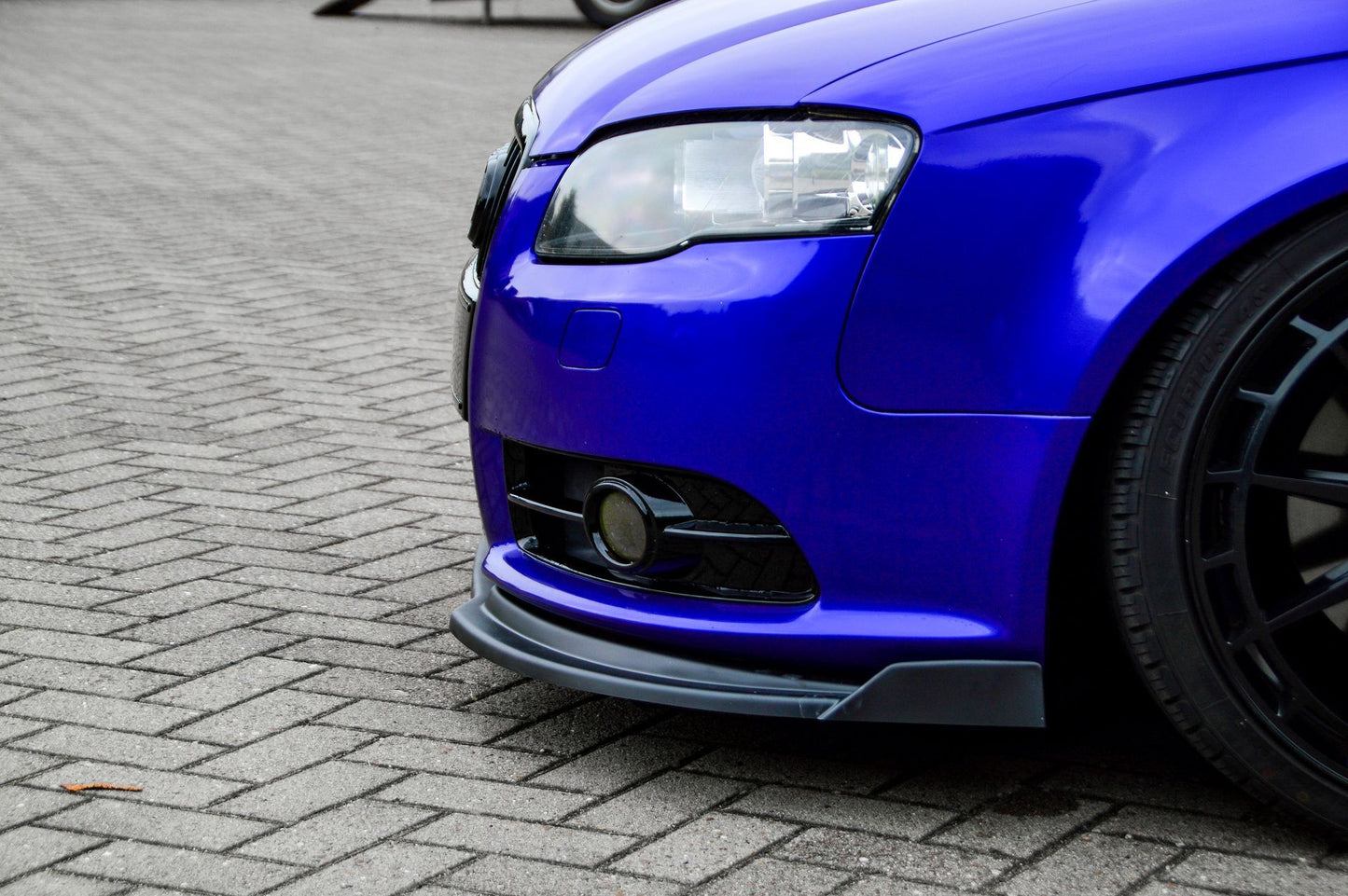 CUP Frontspoilerlippe ABS mit Seitenwing Audi A4 / B7 S-Line Carbon