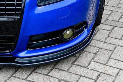 CUP Frontspoilerlippe ABS Audi S4 / B7 Bj.:2004-2009 Schwarz Glanz