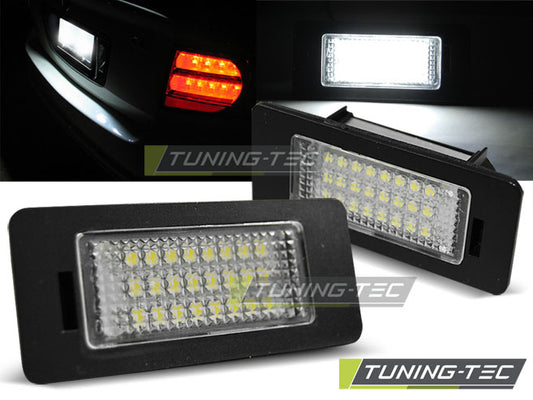 Tuning-Tec LED Kennzeichenbeleuchtung für Audi A4 B8 / A5 / TT / Q5 / A6 4G / A1 / A7 Skoda Yeti / Fabia II / Superb Kombi...