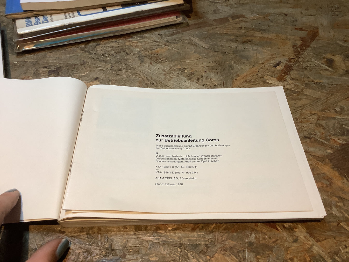 Opel Astra Betriebsanleitung Stand Oktober 2000