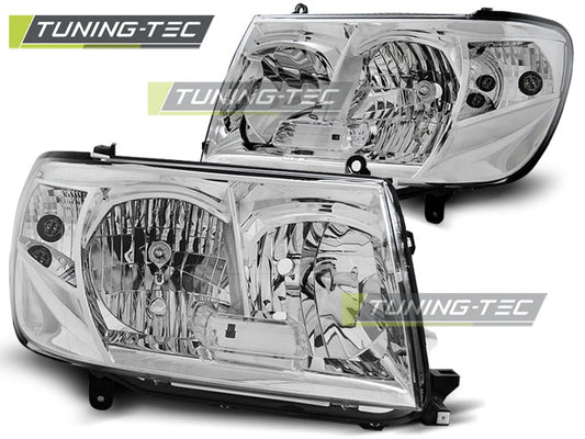 Tuning-Tec Klarglas Scheinwerfer für Toyota Land Cruiser FJ100 05-06 chrom