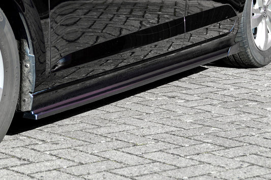 Seitenschwellersatz mit Wing Volkswagen Polo 6 , 2G/AW Schwarz Glanz