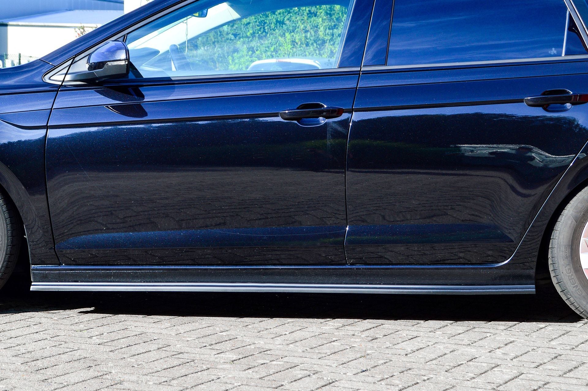 Seitenschwellersatz ABS Volkswagen Polo 6 , 2G/AW ab Bj.: 2021- Carbon