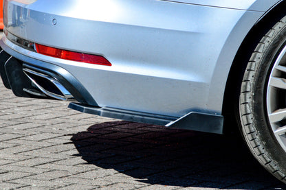 Heckansatz Seitenteile ABS Audi A4 B9 Bj.:06/2018-05/2019 Schwarz Glanz