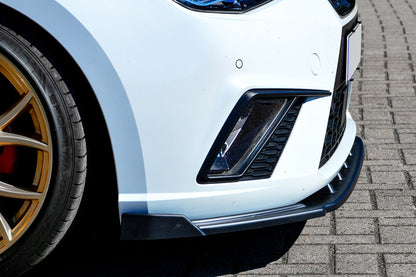 CUP Frontspoilerlippe ABS mit Seitenwing Seat Ibiza 5 6F KJ Schwarz Matt