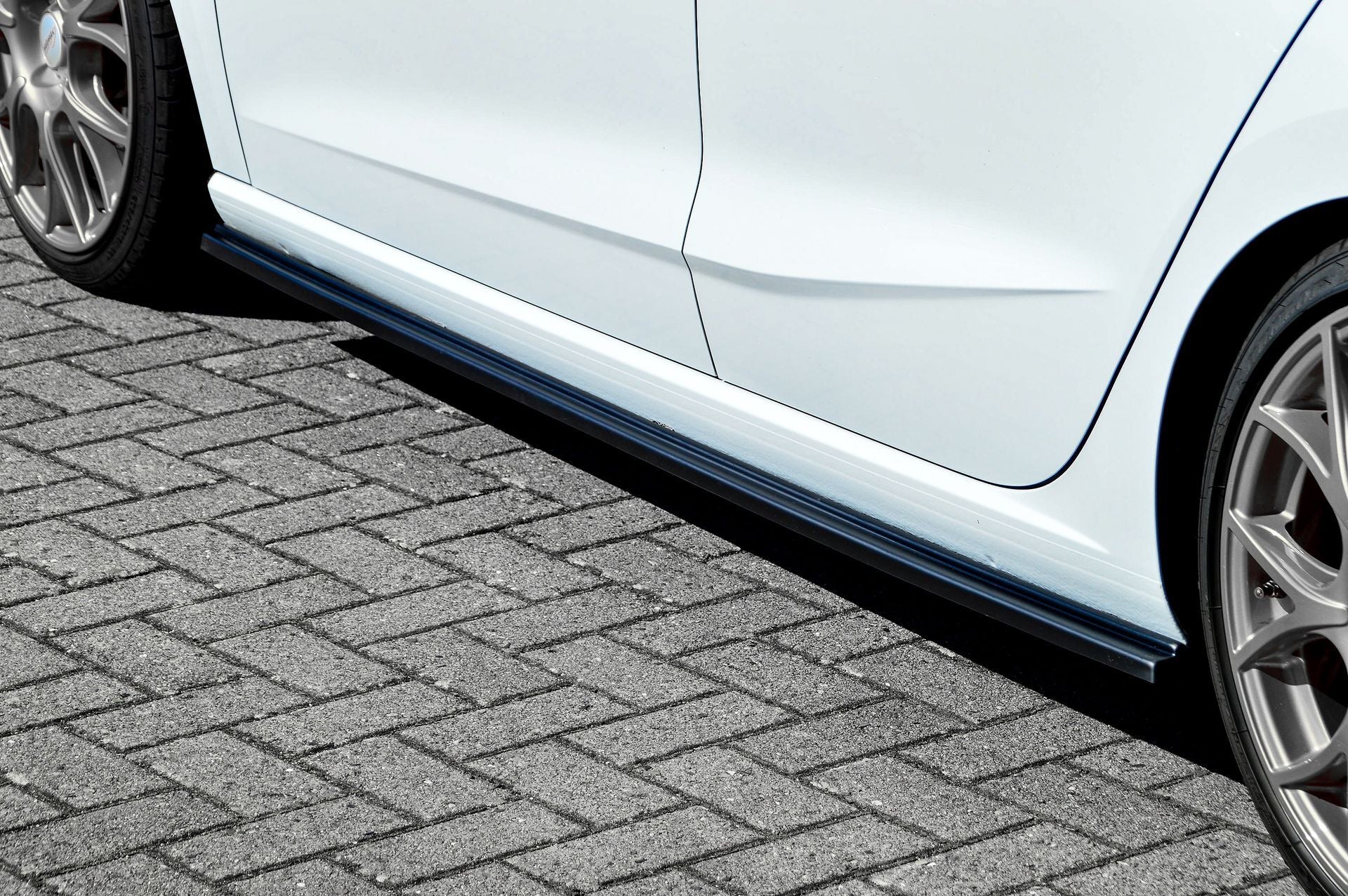 Seitenschwellersatz ABS Seat Ibiza 5 6F KJ Bj.:2017-2021 Schwarz Glanz