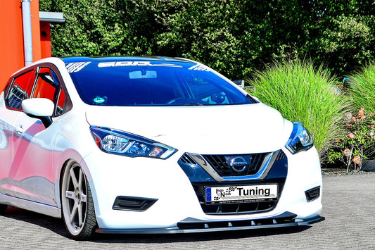 CUP Frontspoilerlippe ABS Nissan Micra K14 Bj.:2017-2022 Schwarz Matt