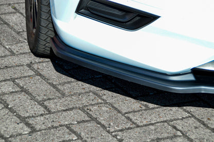 CUP Frontspoilerlippe ABS Nissan Micra K14 Bj.:2017-2022 Schwarz Glanz