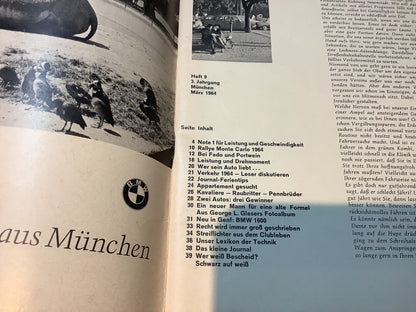 BMW Journal aus dem Jahr 1962 & 1963 & 1964 super erhalten