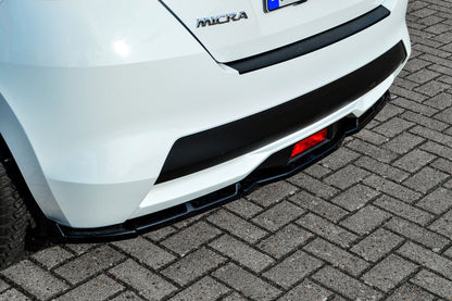 CUP Heckansatz ABS mit Seitenwing Nissan Micra K14 Bj.:2017-2022 Carbon