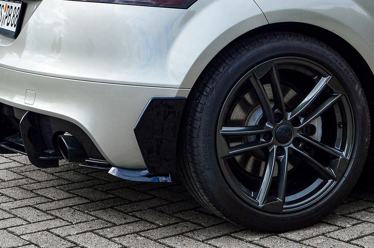 Hintere Seiten Flaps/Flicks Audi TT 8J S-Line Ab Bj.: 2006-2014 Carbon