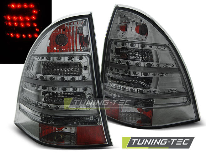 Tuning-Tec LED Rückleuchten für Mercedes Benz C-Klasse W203 T-Modell 00-07 rauch