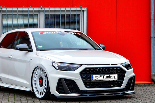CUP Frontspoilerlippe ABS mit Seitenwing Audi A1 (GB) ab Bj.2018- Carbon
