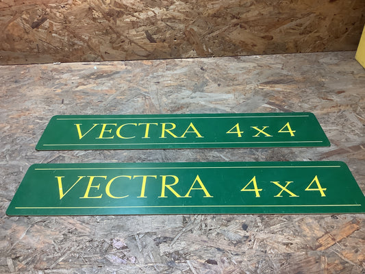 Opel Vectra 4X4 Kennzeichen (2Stk)