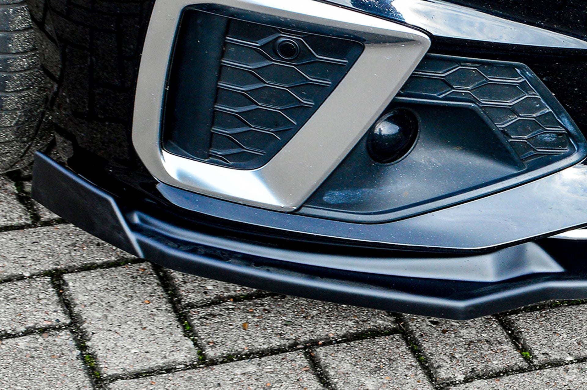 CUP Frontspoilerlippe ABS mit Seitenwing Audi A4 Facelift, B9 8W Carbon