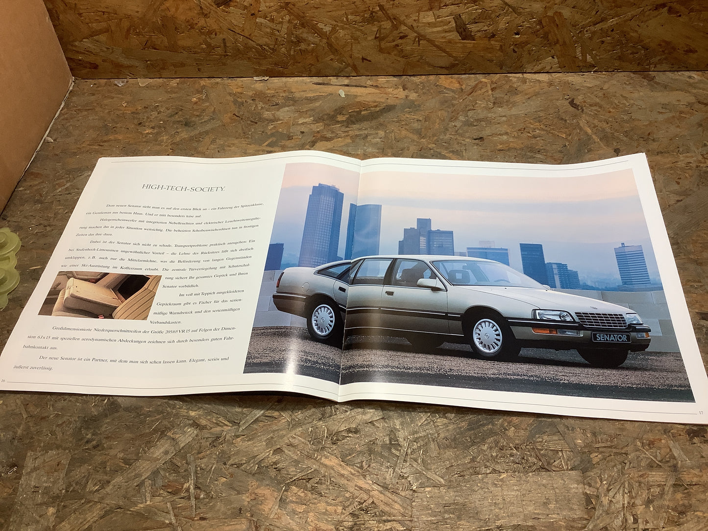 Opel Senator Prospekt (3-Teilig) Ausgabe Juli 1984 & Oktober 1989