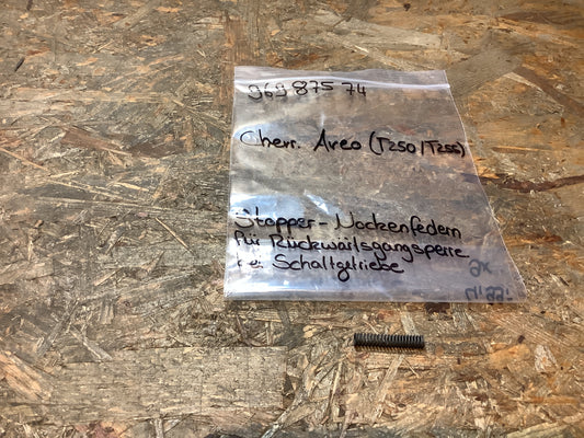 Chevrolet Aveo (T250/T255) Stopper- Nockenfedern für Rückwärtsgangsperre bei Schaltgetriebe Original GM NEU