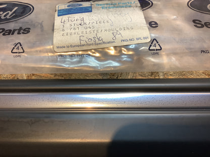 Ford Fiesta MK III Zierleiste links nach 01.1994 Mittelgrau/Silber Original Ford NEU