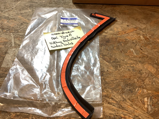 Opel Tigra A Wasserabweiser, Dichtung Heckscheibe hinten links Original GM NEU