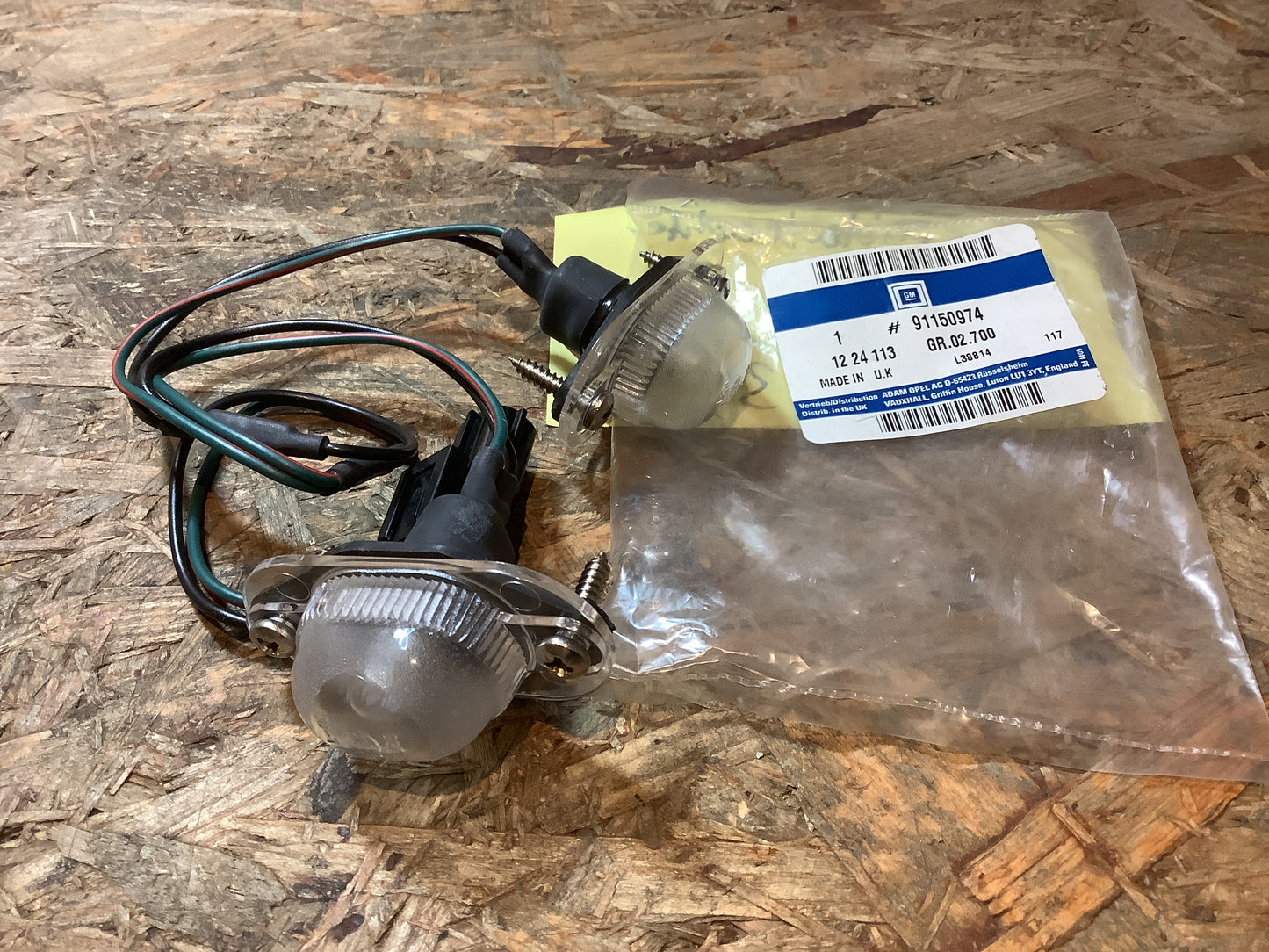 Frontera A Kennzeichenleuchte hinten Original GM NEU