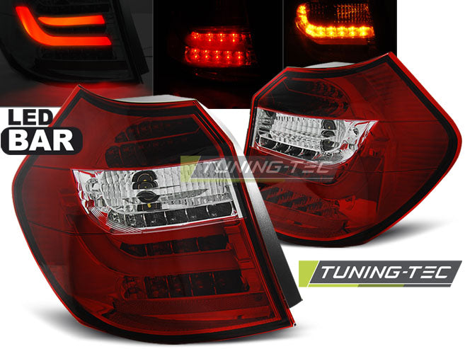 Tuning-Tec LED Rückleuchten für BMW 1er E87/E81 04-07 rot/klar