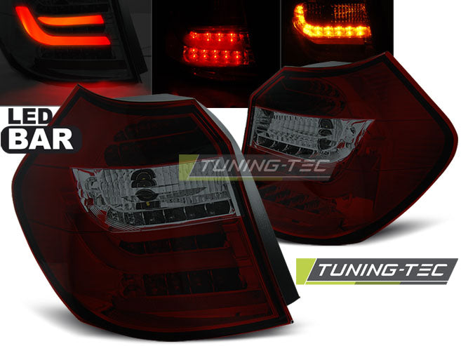 Tuning-Tec LED Rückleuchten für BMW 1er E87/E81 04-07 rot/rauch