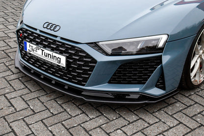 CUP Frontspoilerlippe ABS Audi R8, 4S Coupe + Roadster Schwarz Glanz